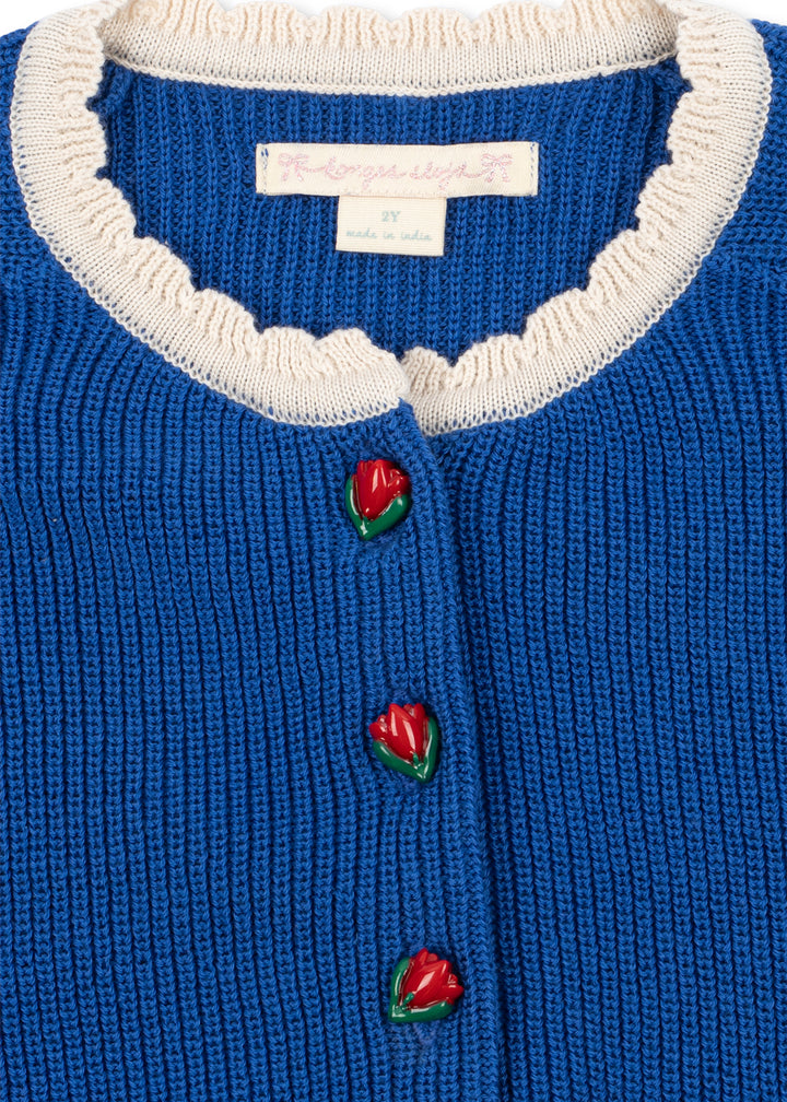 Lallo Cardigan - Blue