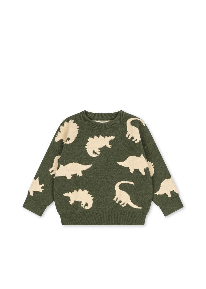 Lapis Blouse Wool - Dino Vert