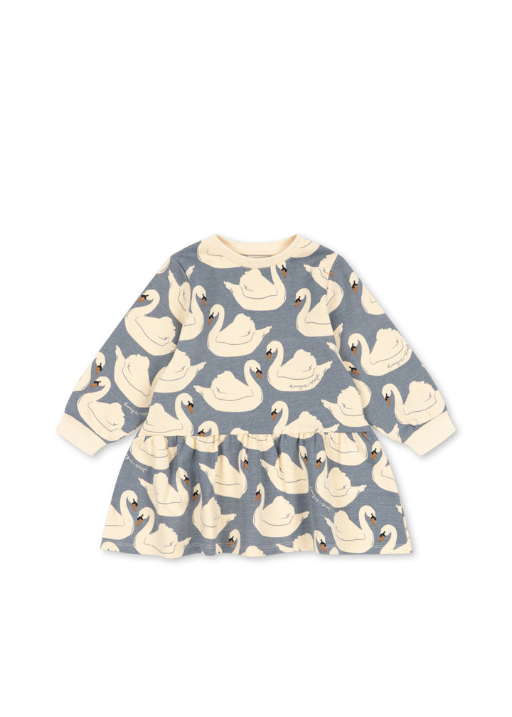 Loupy Sweat Dress - Swan
