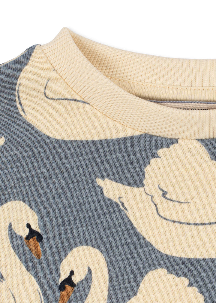 Loupy Sweat Dress - Swan