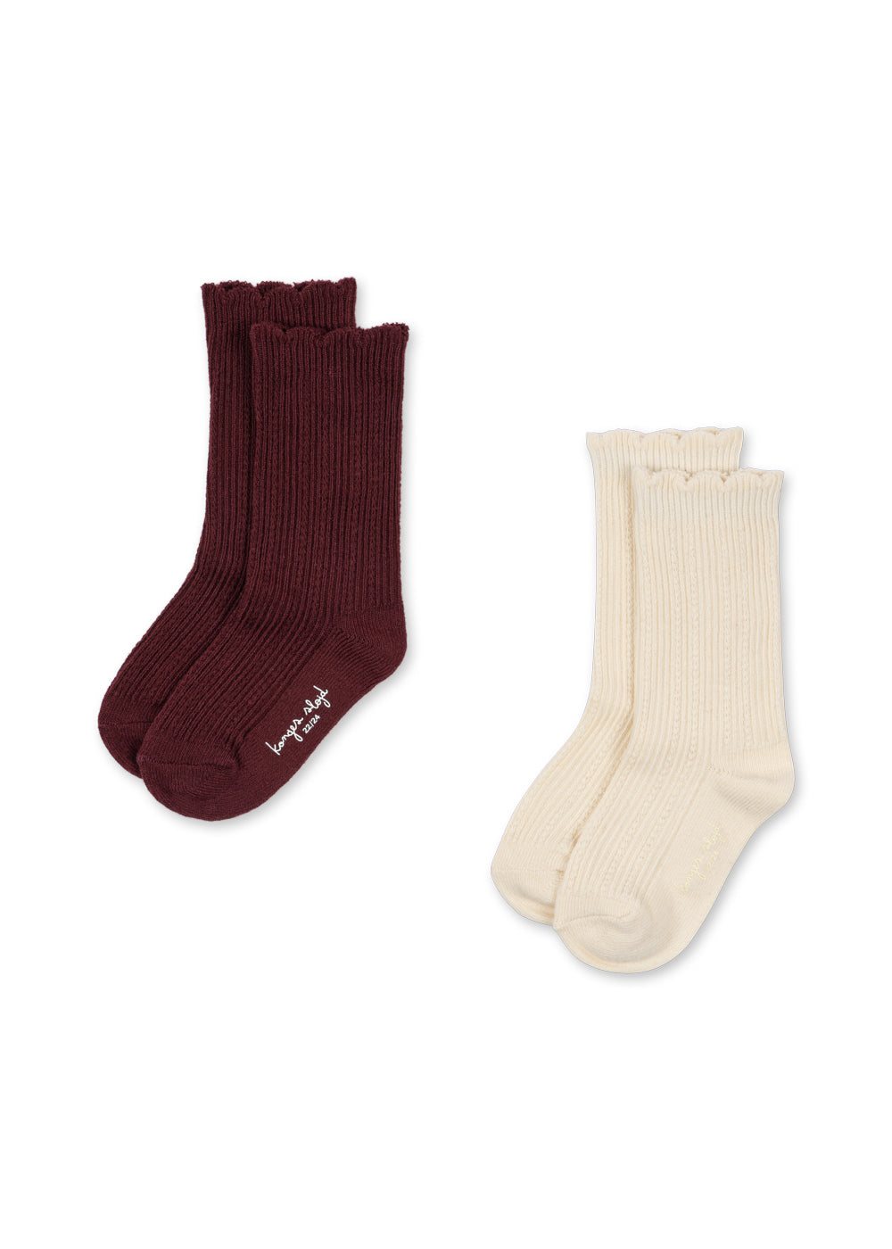 2 Pack Pointelle Socks