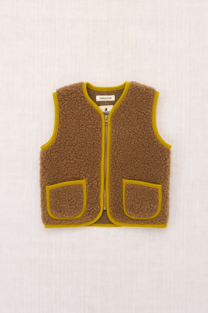 Pepitko Vest - Teddy Brown