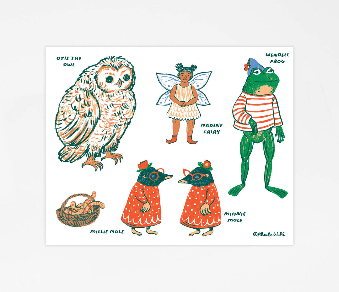 Little Witch Hazel Paper Dolls Set
