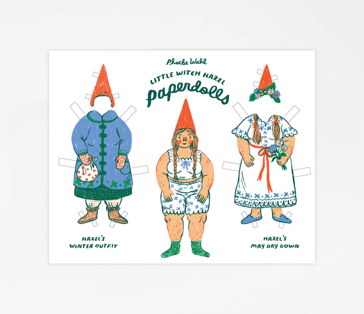 Little Witch Hazel Paper Dolls Set