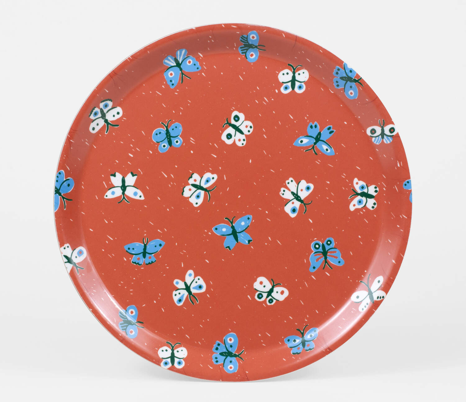 Flutter Small Round Tray – Thistle & Poppy