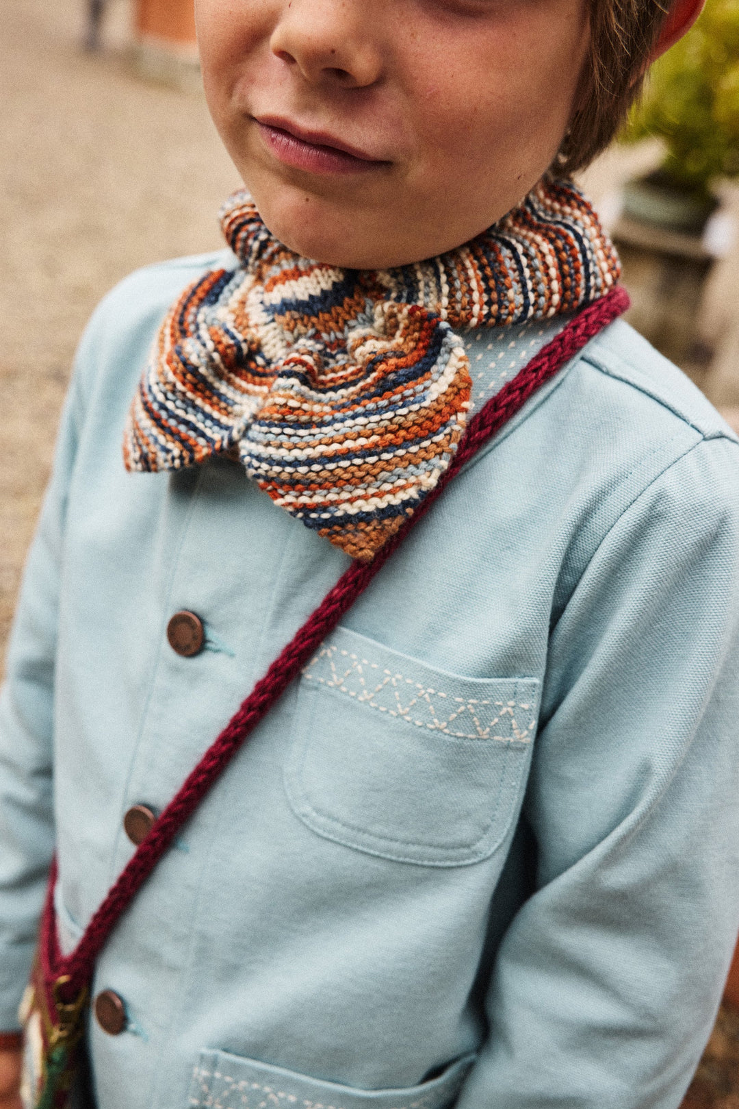 Sledding Scarf - Neriage Space Dye