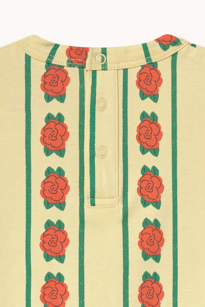 Rose Pattern Knitted Baby Tee