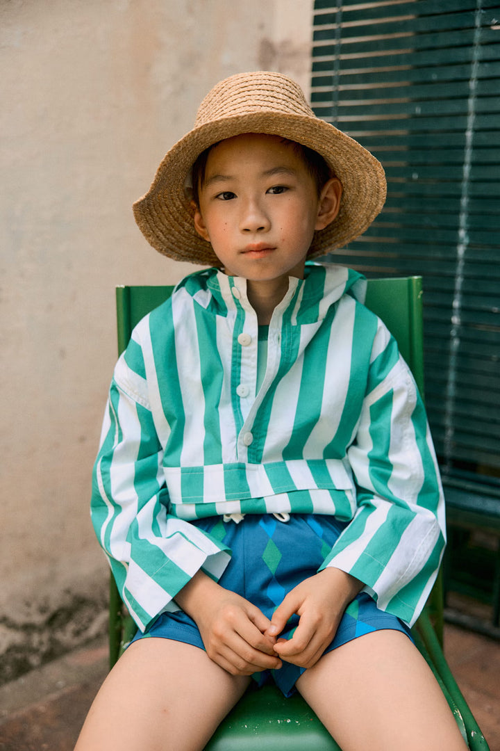 Emerald Stripes Light Jacket