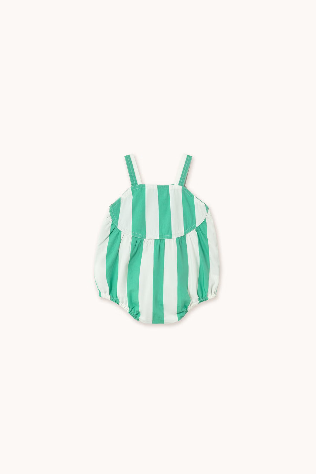 Emerald Stripes Baby Romper