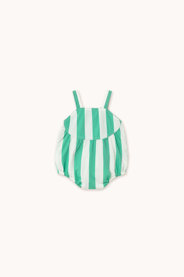 Emerald Stripes Baby Romper