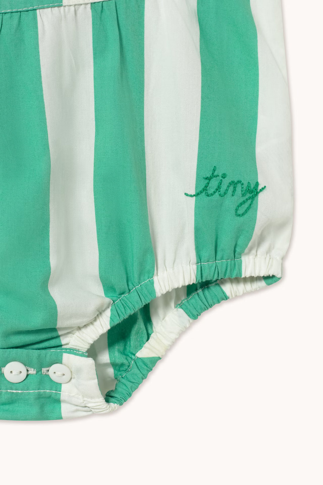 Emerald Stripes Baby Romper