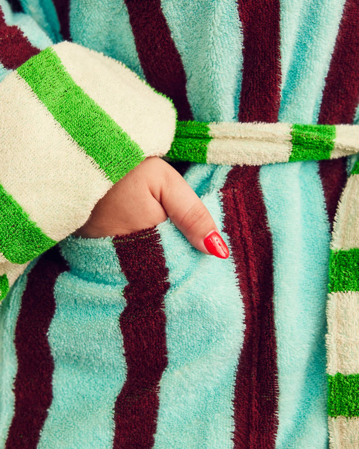 Willow Stripe Bathrobe
