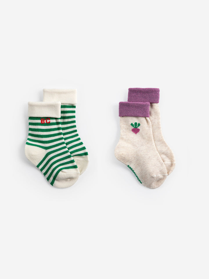 Pixel Sugar Beet Short Socks Pack
