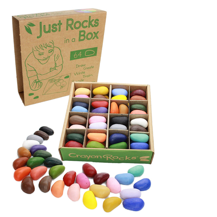 Crayon Rocks -- Rocks in a Box