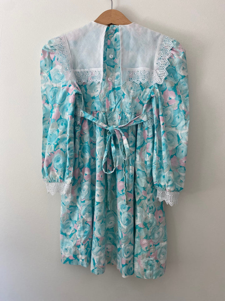 Vintage Polly Flinders Floral Dress Sz 7