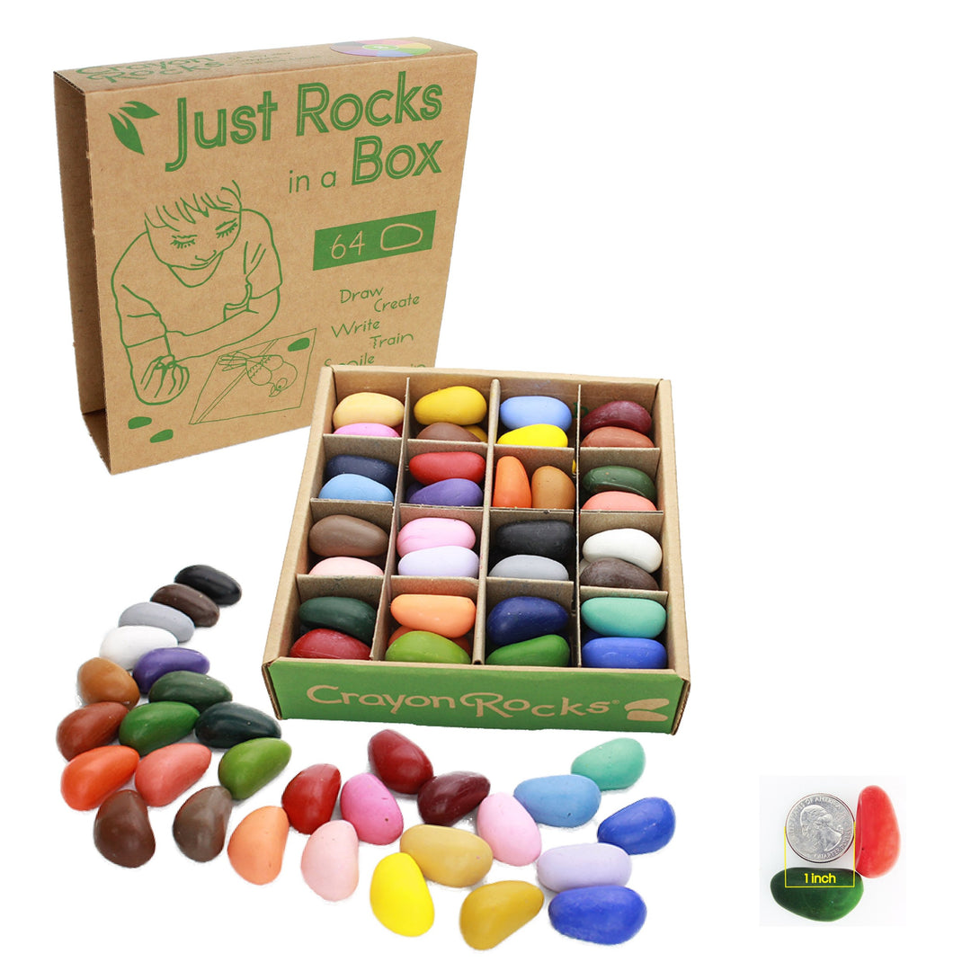 Crayon Rocks -- Rocks in a Box