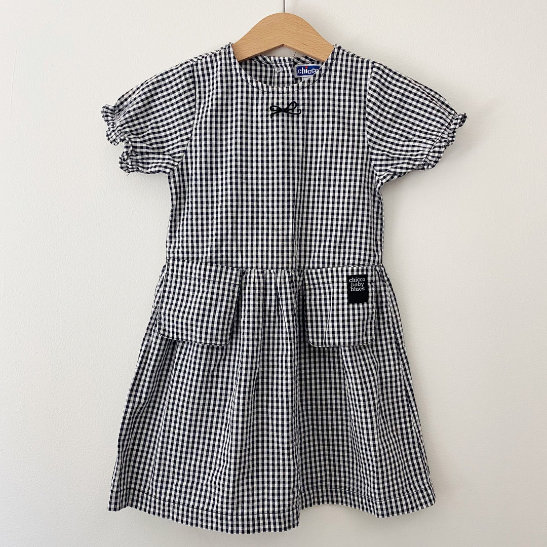Black and white checked dress from Chicco. 