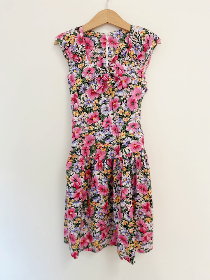 Vintage Floral Dress Sz ~10
