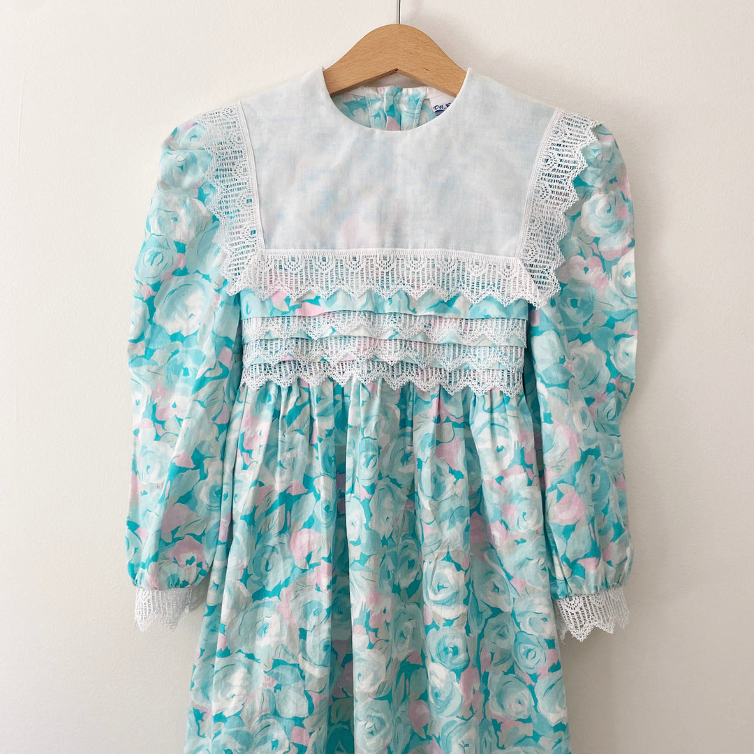 Vintage Polly Flinders Floral Dress Sz 7 Thistle & Poppy Vintage Polly Flinders Floral Dress Sz 7 Thistle & Poppy