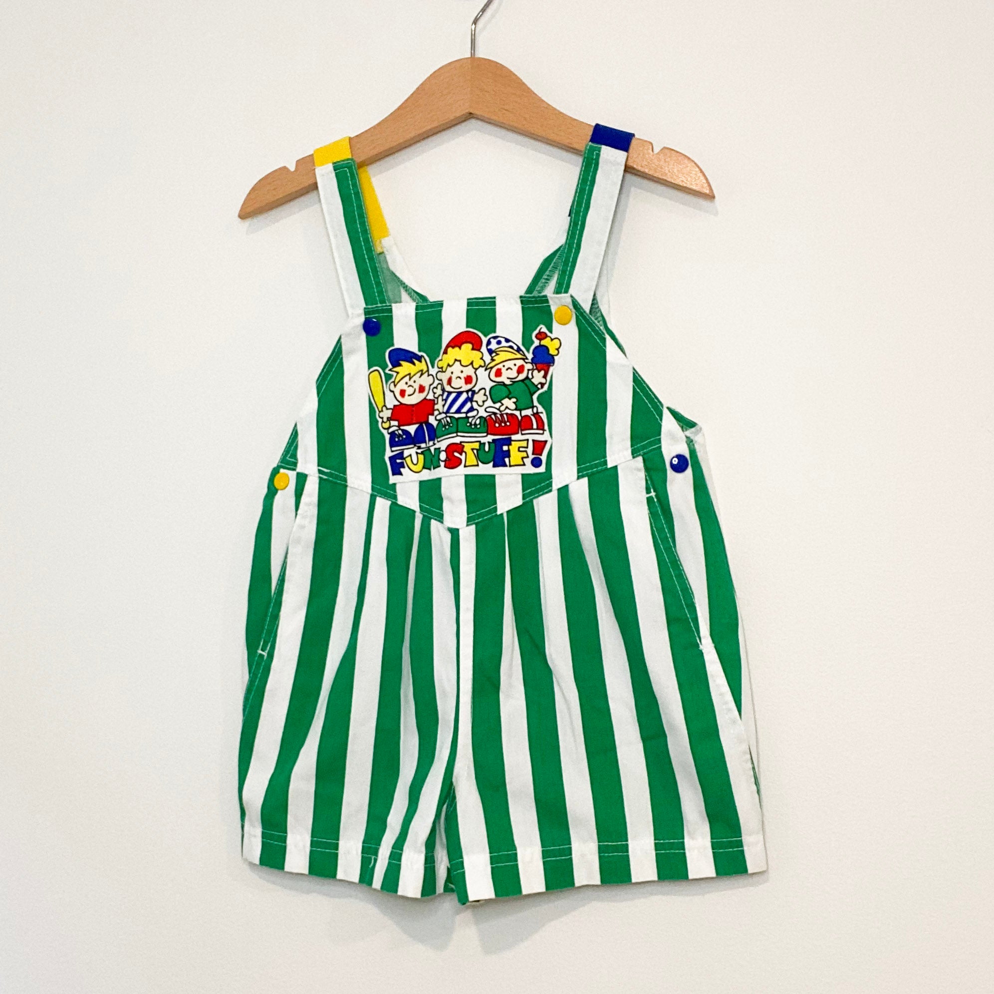 Vintage Shortalls Fun Stuff Sz 3 – Thistle & Poppy