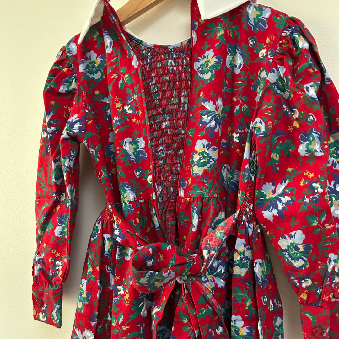 Vintage Smocked Dress Sz 4/5