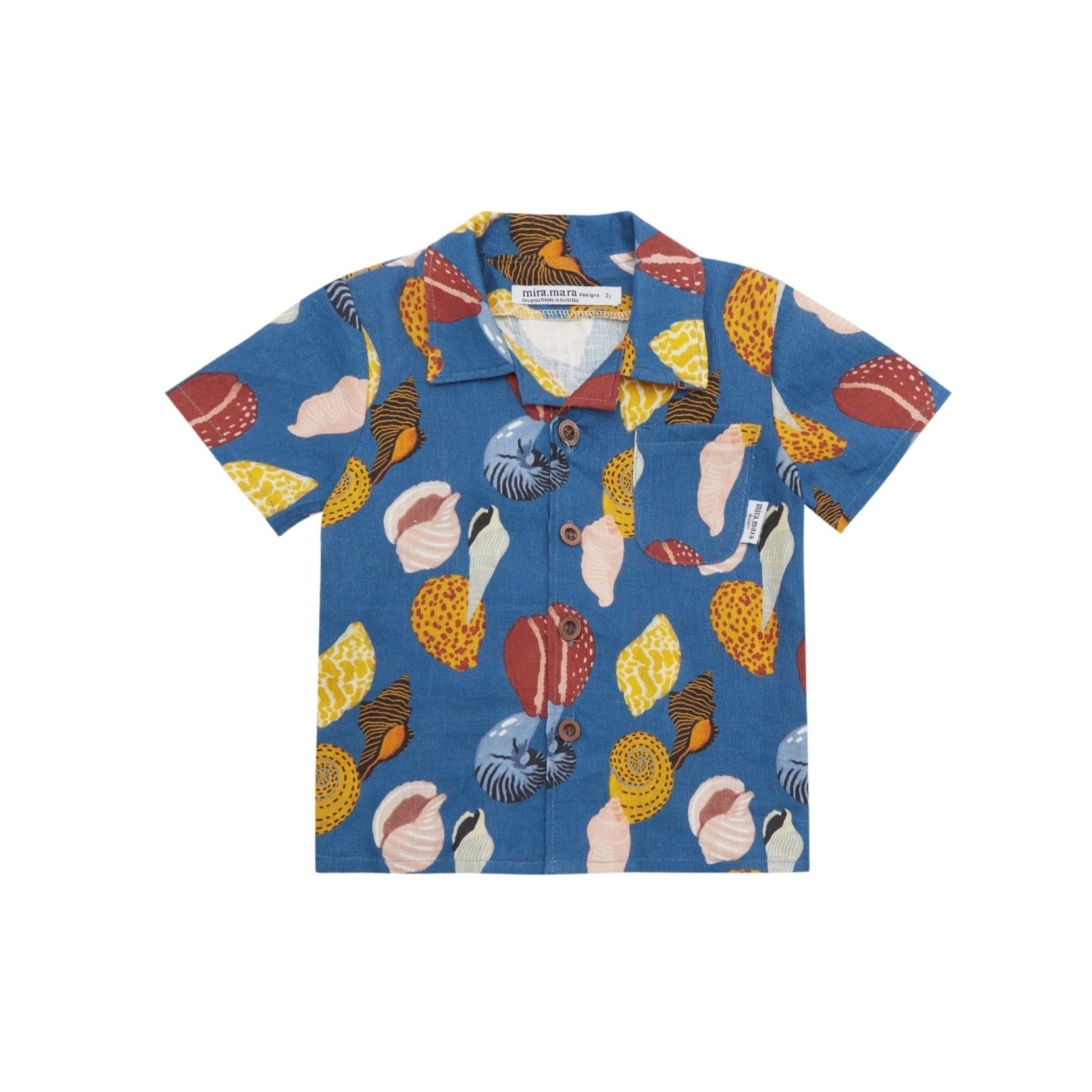 Blue Shells Linen Shirt – Thistle & Poppy