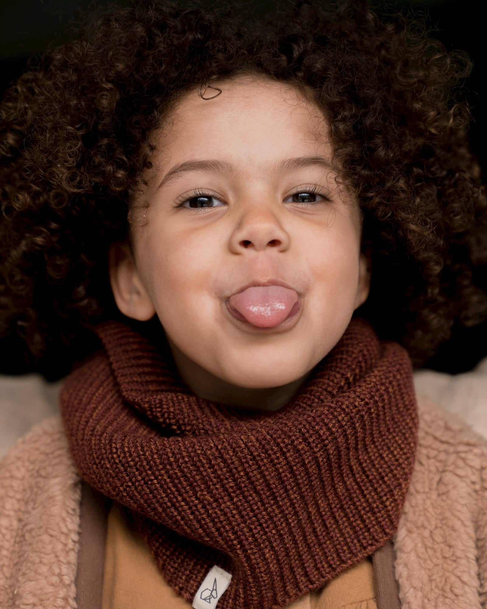 ROCCO Merino Wool Tube Scarf – Thistle & Poppy