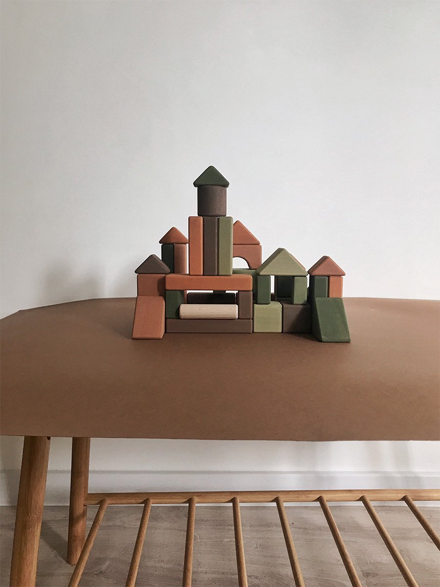 Castle Building Blocks / Olive