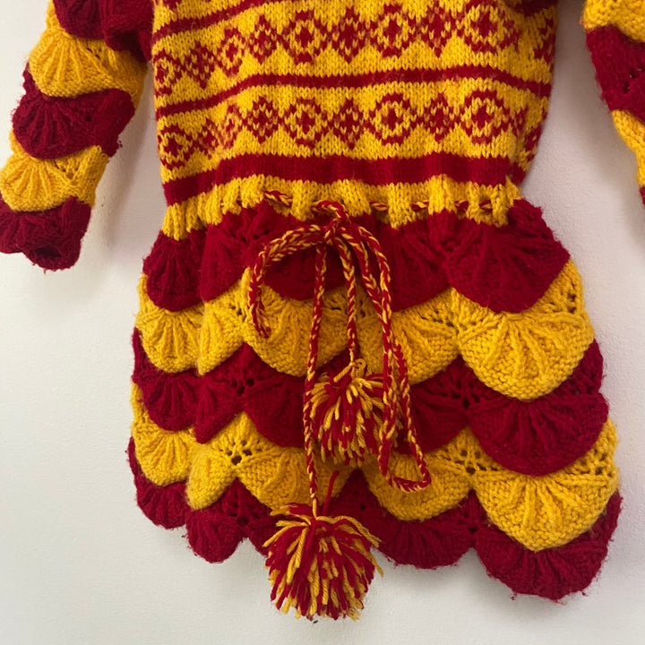 Handmade Knit Dress Sz~6 mo