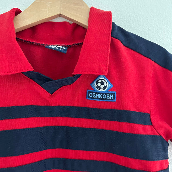 Retro OshKosh Soccer Shirt Sz 4