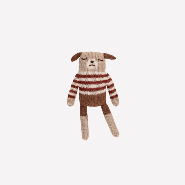 Puppy, sienna striped sweater